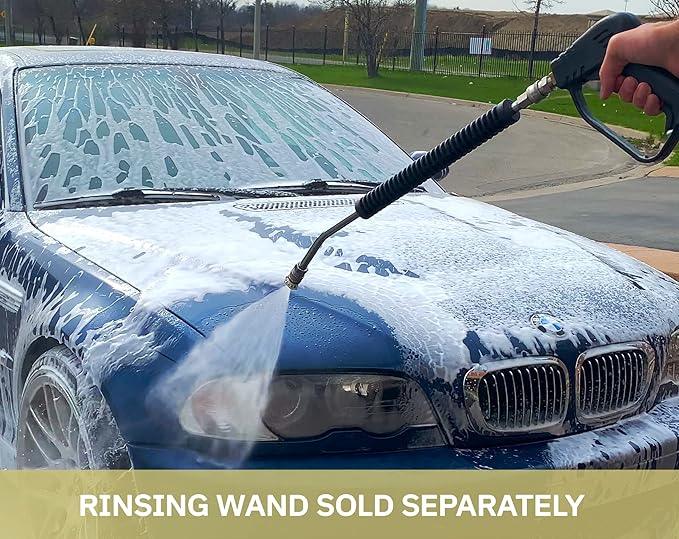 McKillans Professional Snow Foam Detailing Kit Complete with M22 Washer Gun and Rinsing Wand with 1/4” Quick Connect - NeatNest