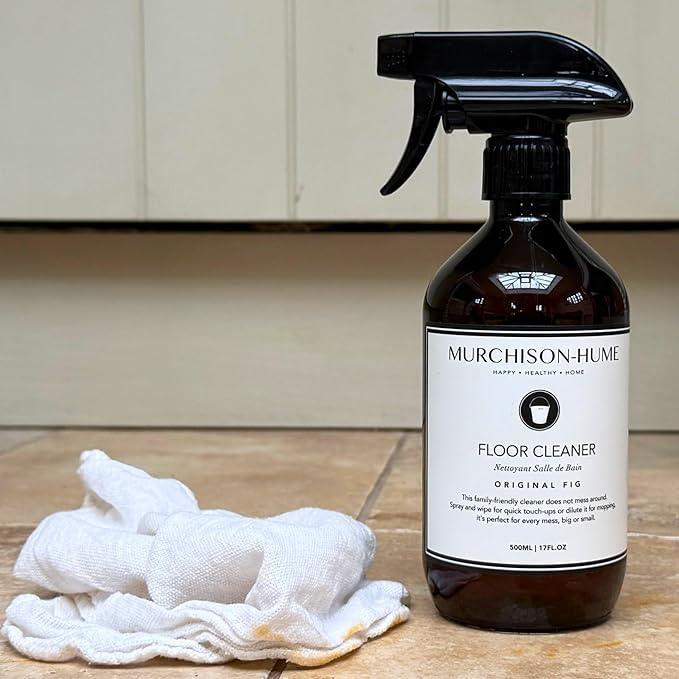 Murchison-Hume Natural Floor Cleaner Spray – Pet-Friendly, Non-Toxic, Plant-Based Formula for Hardwood, Tile & Laminate – Streak-Free Shine, Fresh Scent – 17oz Bottle-Original Fig - NeatNest