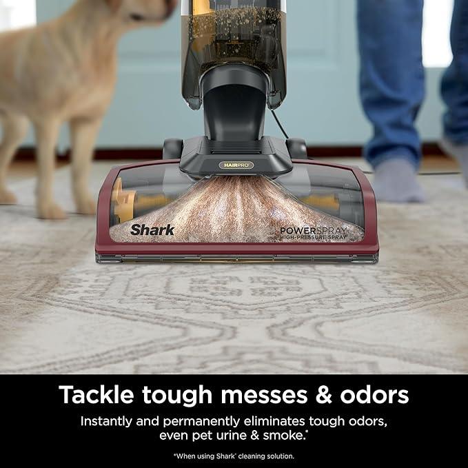 Shark CarpetXpert HairPro Upright Carpet Cleaner, Perfect for Pets, Lightweight & Powerful, Dirt, Grime, Hair & Odor Removal, Carpet Shampooer, Pet Cleaning Solution, Magenta, EX221BRN - NeatNest