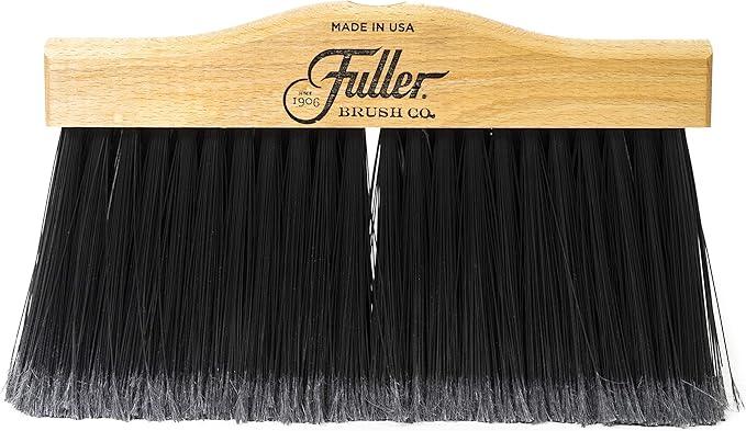 Fuller Brush 10-Inch Upright Maple Wood Broom Head – Indoor and Outdoor Cleaning Head for Hard Surfaces Including Tile, Concrete, Garage Floors, Workshops, Basements, and Commercial Spaces - NeatNest