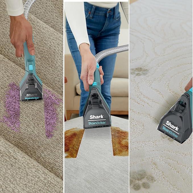 Shark R-EX205 CarpetXpert Carpet, Area Rug & Upholstery Cleaner with StainStriker, Built-in Spot & Stain Cleaner, Teal - Certified , EX200 Series (Renewed) - NeatNest