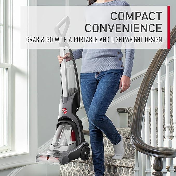 Hoover PowerDash Pet Advanced Compact Carpet Cleaner Machine with Above Floor Cleaning, Lightweight Carpet Shampooer Machine, Pair with a Hoover Carpet Cleaner Solution for a Bright, Refreshed Home - NeatNest