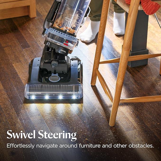 Bissell CleanView Max Tangle-Free Rewind with LED Headlights, Tangle-Free Brush Roll, Automatic Cord Rewind, Included pet Tools, 4073L - NeatNest