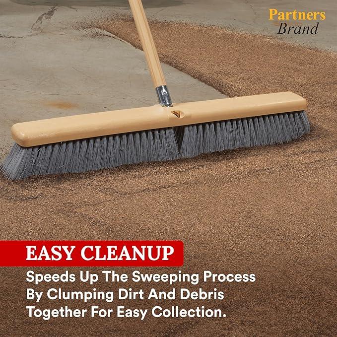 Partners Brand Gritless Floor Sweeping Compound - 50 LB. Bag | Commercial Grade, Sand-free Formula for Use on Finished Floors & Dust Control - NeatNest