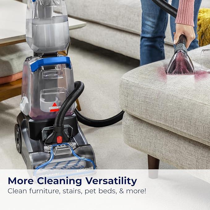 BISSELL TurboClean PET, Upright Carpet & Upholstery Cleaner, 3948 - NeatNest
