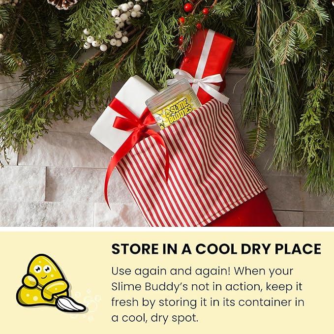 Slime Buddies Car Cleaning Gel Putty - Lemon Scented Interior Detailing Tool for Cup Holders, Air Vents & Keyboard - Reusable Auto Detailing Accessories - Dust Remover Goop - Gifts for Men Women - NeatNest