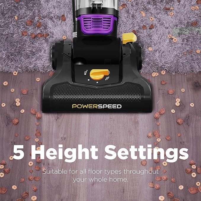 Eureka NEU182B PowerSpeed Bagless Upright Vacuum Cleaner, Purple - NeatNest