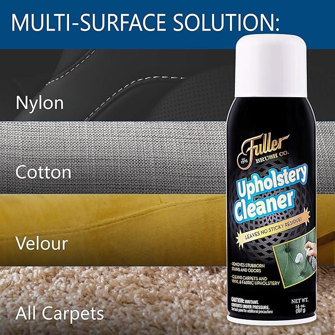 Fuller Brush Upholstery Cleaner – Foaming Multi-Surface Spray for Fabric, Carpet, Vinyl & Car Seats – Removes Stains & Odors Without Residue – Restores & Refreshes – 22 oz (Pack of 1) - NeatNest