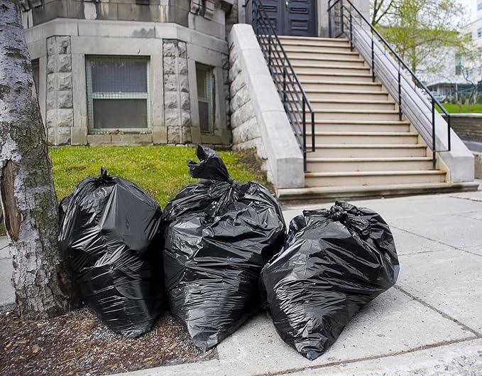 95-96 Gallon Trash Bags Heavy Duty (25 Bags w/Ties Value pack) Extra Large Trash Bags, 90 Gallon, 95 Gallon, 96 Gallon, 100 Gallon - NeatNest