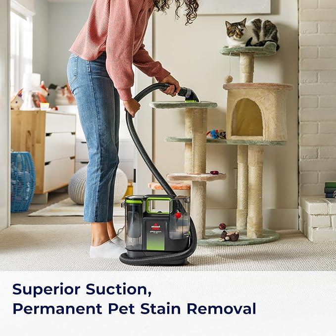 BISSELL® Little Green® Max Pet SmartMix Portable Carpet and Upholstery Deep Cleaner, Car/Auto Detailer, with SmartMix Technology, Self-Cleaning Tough Stain Tool and Pet Hair Removal Tool, 38572 - NeatNest