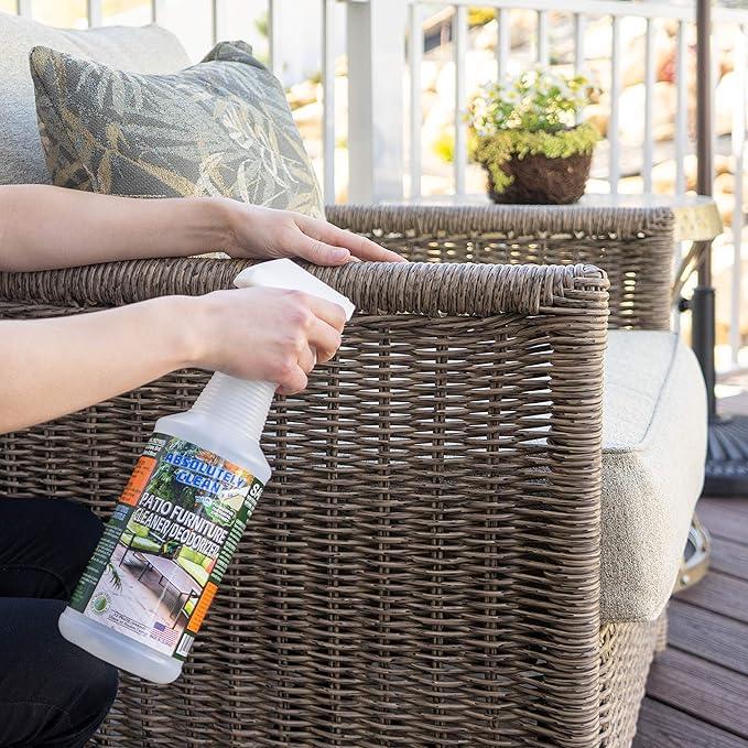 Amazing Patio Furniture Cleaner - Natural Enzymes Easily Remove Dirt, Bird Droppings, Food Stains and More from Your Outdoor and Patio Furniture - USA Made - NeatNest