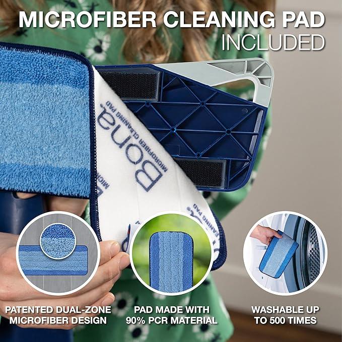 Bona Multi-Surface Floor Premium Spray Mop - Includes Multi-Surface Floor Cleaner Concentrate and Machine Washable Microfiber Cleaning Pad - For Stone, Tile, Laminate and Vinyl LVT/LVP Floors - NeatNest