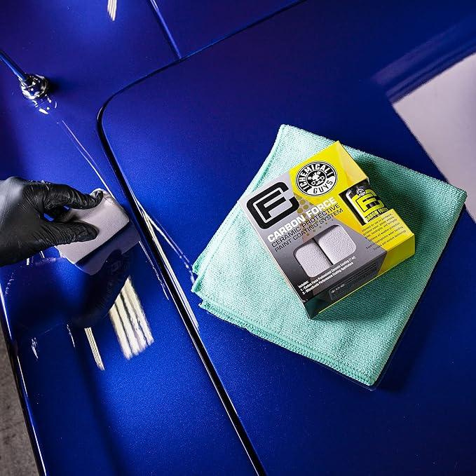 Chemical Guys Carbon Force Ceramic Protective Paint Coating System, Professional-Grade Protection, Gloss and Durability, Ceramic Coating Kit with 3 Microsuede Applicators, 1 fl oz - NeatNest