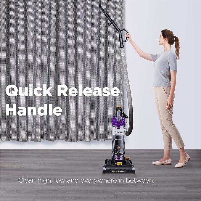 Eureka NEU182B PowerSpeed Bagless Upright Vacuum Cleaner, Purple - NeatNest