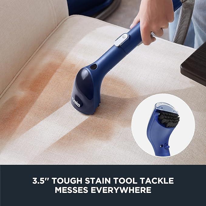 EUREKA Portable Carpet and Upholstery Cleaner, Spot Cleaner for Pets, Stain Remover for Carpet, Area Rugs, Upholstery, Coaches and Car, 50.7oz Large Water Tank, NEY100 with Cleaning Formula, Blue - NeatNest