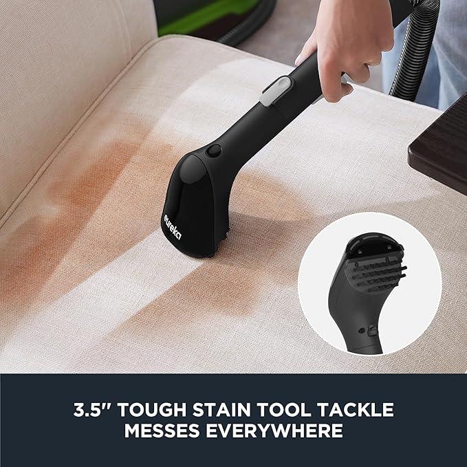 EUREKA Portable Carpet and Upholstery Cleaner, Spot Cleaner for Pets, Stain Remover for Carpet, Area Rugs, Upholstery, Coaches and Car, 50.7oz Large Water Tank, NEY101GR with Cleaning Formula, Green - NeatNest