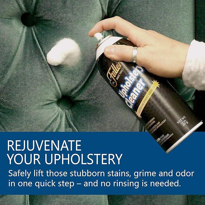 Fuller Brush Upholstery Cleaner – Foaming Multi-Surface Spray for Fabric, Carpet, Vinyl & Car Seats – Removes Stains & Odors Without Residue – Restores & Refreshes – 22 oz (Pack of 1) - NeatNest