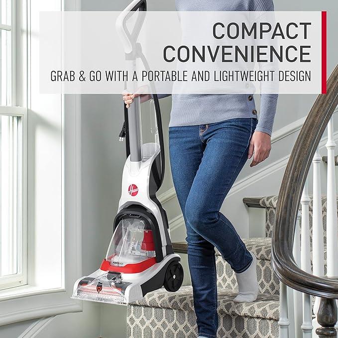 Hoover PowerDash Pet+ Compact Carpet Cleaner Machine, Lightweight Carpet Shampooer Machine, Pair with a Hoover Carpet Cleaner Solution for a Bright, Refreshed Home - NeatNest