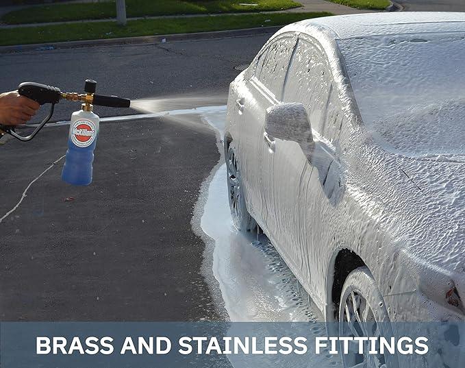 McKillans Professional Snow Foam Detailing Kit Complete with M22 Washer Gun and Rinsing Wand with 1/4” Quick Connect - NeatNest