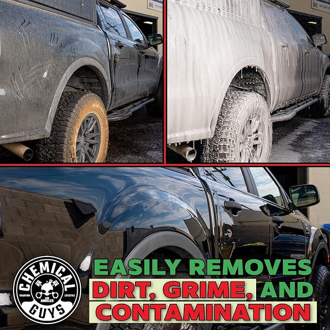 Chemical Guys CWS20816 Watermelon Snow Foam Car Wash Soap, (Works with Foam Cannons or Bucket Washes) Safe for Cars, Trucks, Motorcycles, RVs & More, 16 fl oz, Watermelon Scent - NeatNest