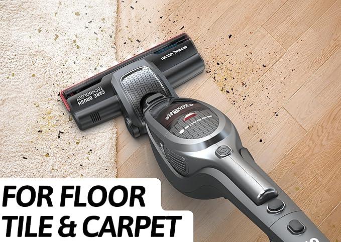 Roomie Tec SlimVac Cordless Vacuum Cleaner for Home – 2200mAh Battery, High Suction Power, Lightweight 2-in-1 Handheld with Bagless Filter, 6 LED Headlights and Auto Recharge Station - Vincent - NeatNest