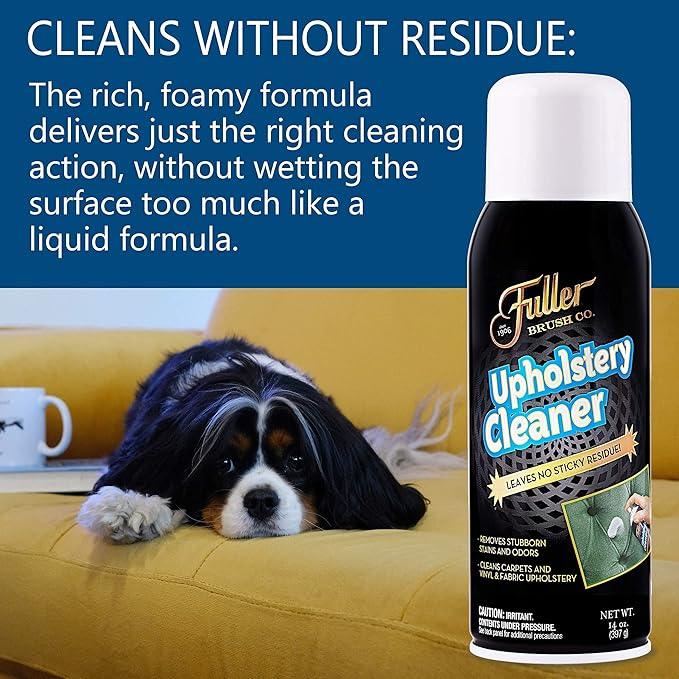 Fuller Brush Upholstery Cleaner – Foaming Multi-Surface Spray for Fabric, Carpet, Vinyl & Car Seats – Removes Stains & Odors Without Residue – Restores & Refreshes – 22 oz (Pack of 2) - NeatNest