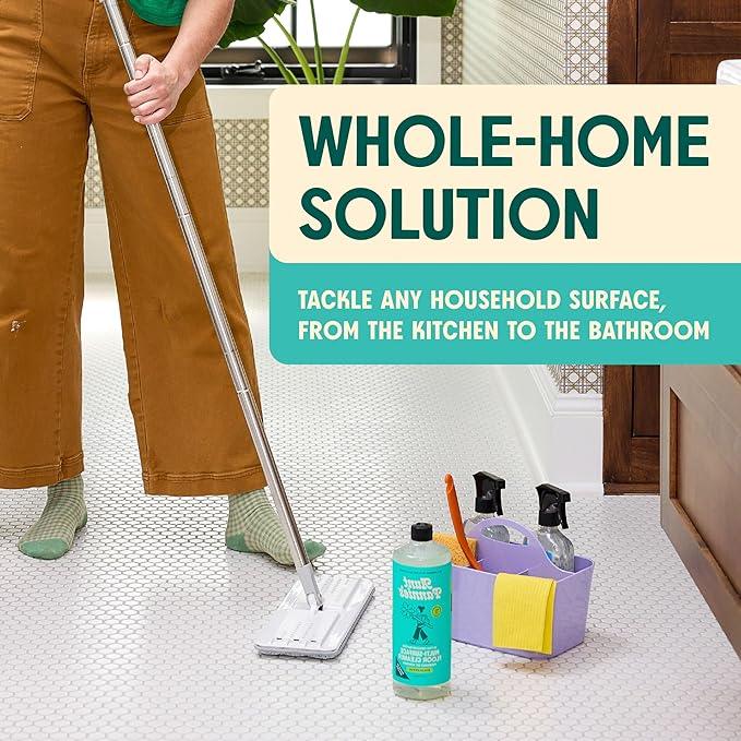 Aunt Fannie's Whole Home Cleaning Bundle: All Purpose Spray, Floor Cleaner, Glass & Window Cleaner, Multi-Surface Wipes, Carpet Refresher - NeatNest