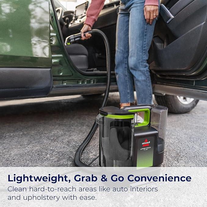 BISSELL® Little Green® Max Pet Portable Carpet and Upholstery Deep Cleaner, Car/Auto Detailer, with Self-Cleaning Tough Stain Tool and Pet Hair Removal Tool (3860) - NeatNest