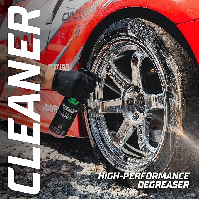 3D GLW Series Wheel & Tire Cleaner – Deep Cleaning All-in-One Formula | Removes Brake Dust, Grime, Tire Browning | Safe on All Wheels | DIY Car Detailing |64 oz - NeatNest