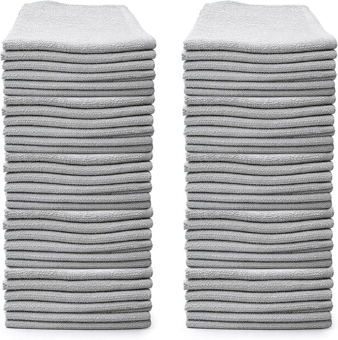 Angel-in-Armor White Terry Cloth Rags (12” x 12”) – 20Ib Bulk Box of 100% Cotton Cleaning Rags (240 Units) – Reclaimed Towels for Plumbers, Shop Use, Janitorial, and Commercial Cleaning - NeatNest