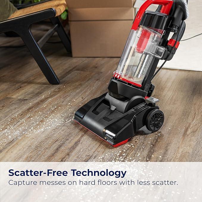 Bissell CleanView Compact Upright Vacuum, Fits in Dorm Rooms & Apartments, Lightweight with Powerful Suction and Removable Extension Wand, 3508 - NeatNest