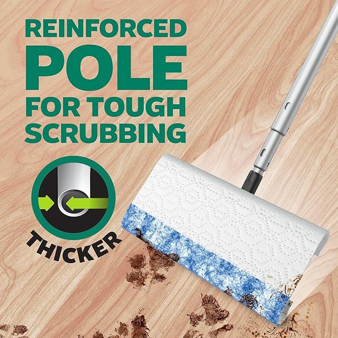 Swiffer Sweep & Mop Deluxe 2-in-1 Floor Mopping and Sweeping Kit, Multi-Surface Kit for Floor Cleaning, Includes 1 Sweeper Device, 5 Heavy Duty Dry Sweeping Cloths, 6 Heavy Duty Wet Mopping Cloths - NeatNest