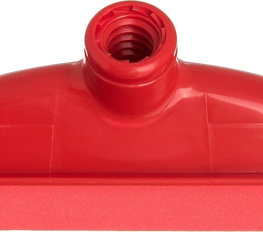 SPARTA 4156805 Plastic Floor Squeegee, Shower Squeegee With Double Foam For Window, Glass, Shower Door, Floor, Windshield, 24 Inches, Red, (Pack of 6) - NeatNest