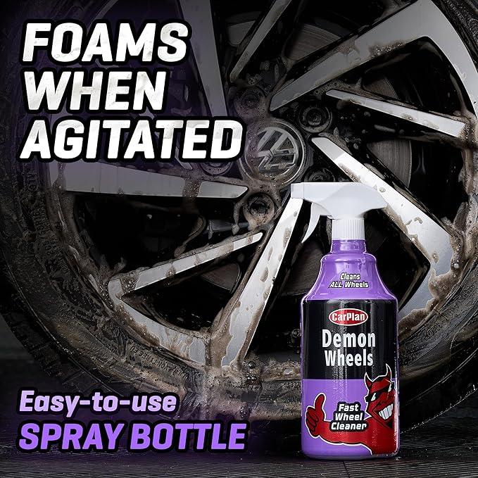 CarPlan Demon Wheels 34 fl Oz (1L) - Fast Wheel Cleaner - NeatNest