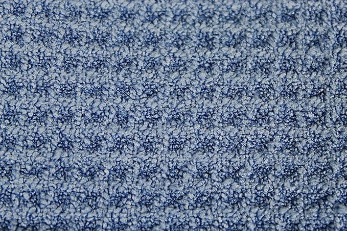 Nouvelle Legende Microfiber Waffle Weave Towels 16x16, Super Absorbent, Lint-Free Cleaning & Drying Cloths for Kitchen, Glass, Counters, Furniture, Reusable, 12-Pack, Blue - NeatNest