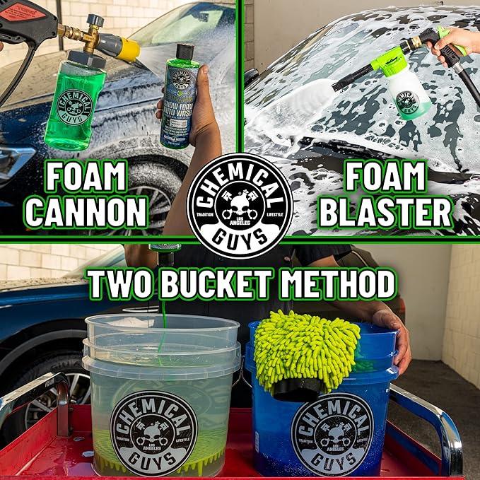 Chemical Guys Car Wash Soap for Foam Cannon or Bucket, Honeydew Snow Foam Car Wash Soap for Trucks, Motorcycles, RVs & More, Super Suds, Honeydew Scent - 64 oz (Half Gallon) - NeatNest