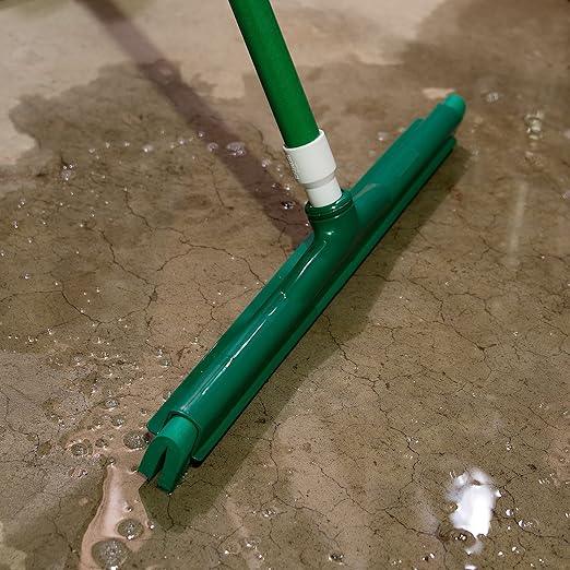 Carlisle FoodService Products 4156709 Spectrum Plastic Foam Rubber Hygienic Squeegee, 18" Length, Green (Case of 6) - NeatNest
